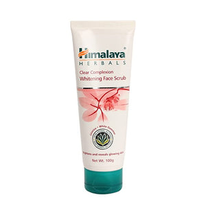 Himalaya clear complexion whitening face scrub